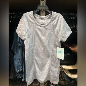NWT Gray Athleta Girl Athletic T-Shirt Sz 8-10